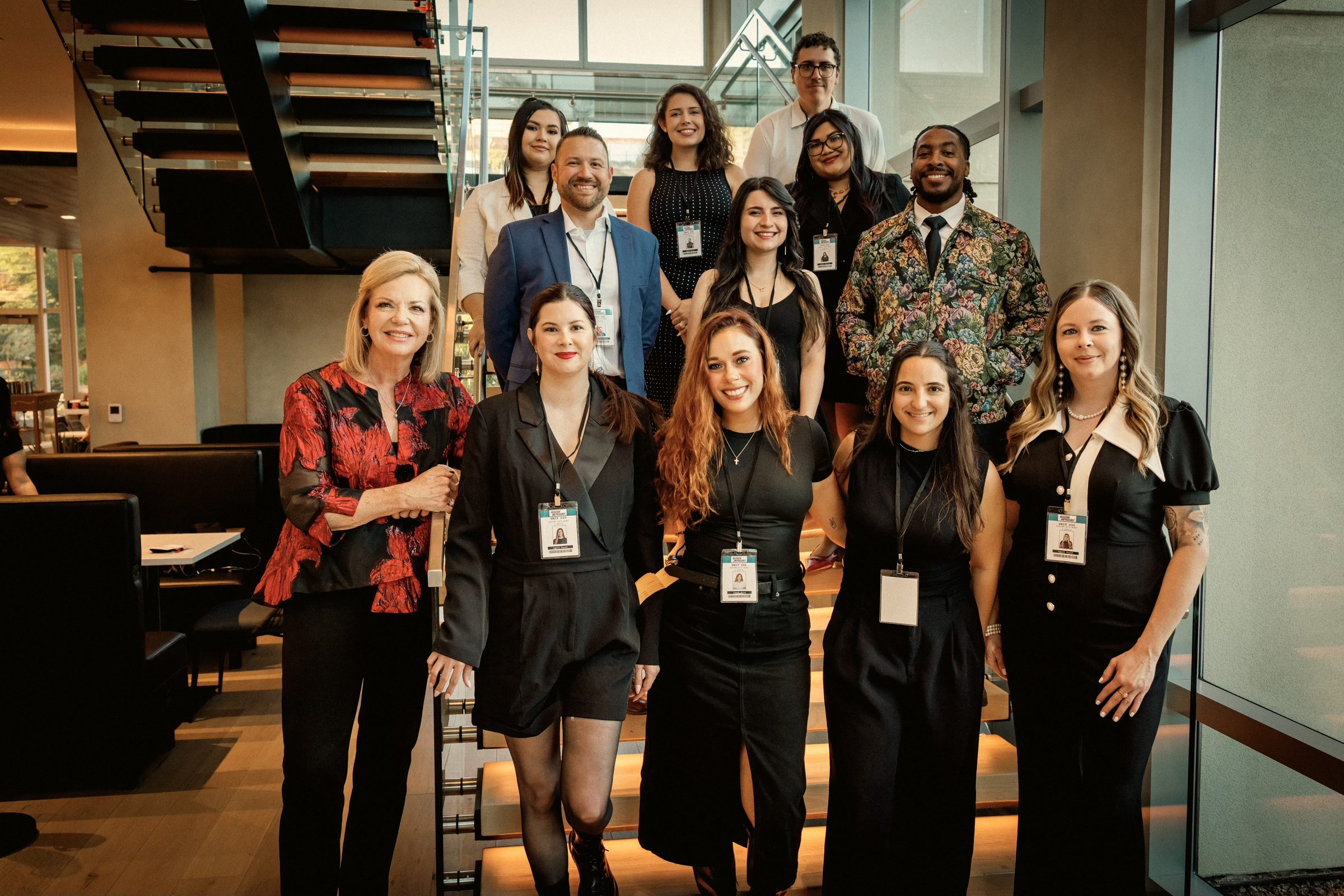 The Treasure House staff together at an event